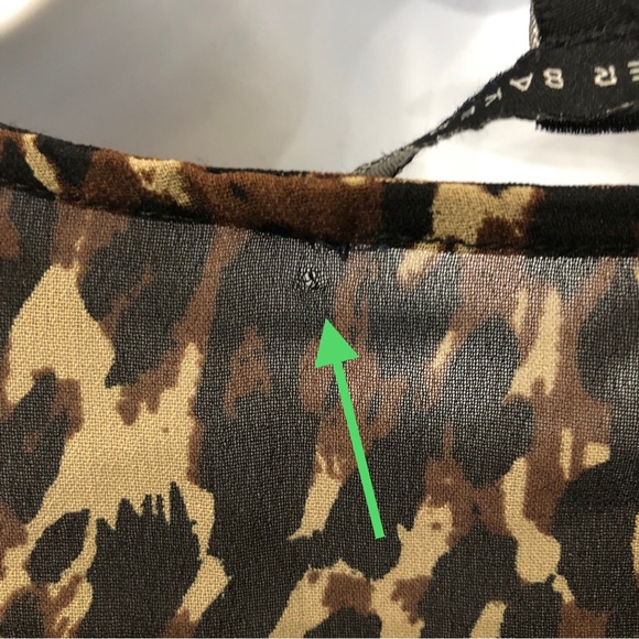 Walter Baker Adam Dress Size 4 Brown Tan Leopard Animal Print Elastic Waist - Picture 7 of 16